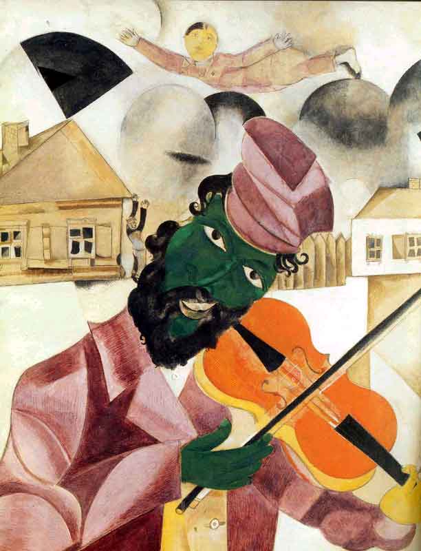 chagall the fiddler